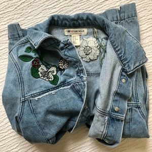 Embroidered Coachella Jean Jacket